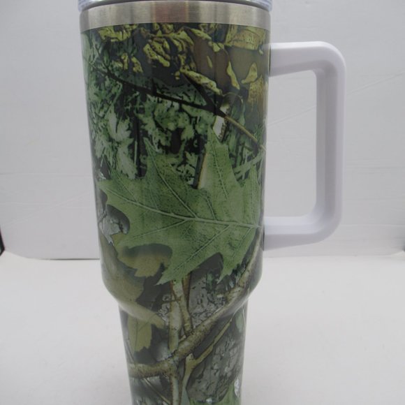 Camouflage 40-ounce Tumbler with Handle - Picture 5 of 6